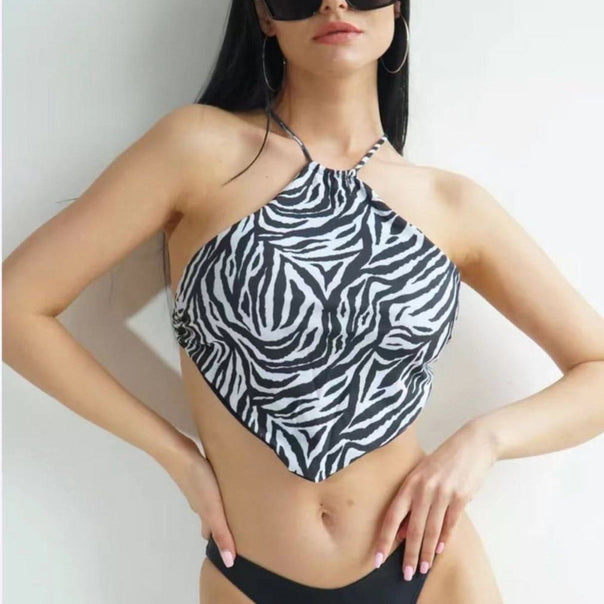 Women's bustier bikini top with asymmetric cut Mune Fashion
