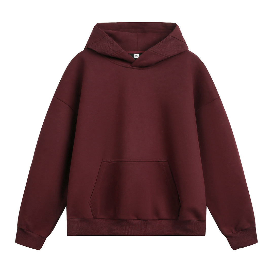 Unisex Oversized Hoodie without cord with kangaroo pocket and raglan sleeves Mune Fashion
