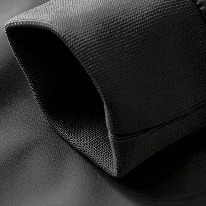 Men's Light Cotton-Mix Bomber Jacket with Ribbed Cuffs and Concealed Zipper Mune Fashion