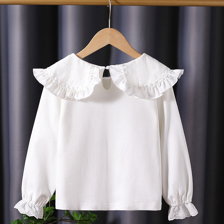 Women's blouse with large ruffled collar Mune Fashion