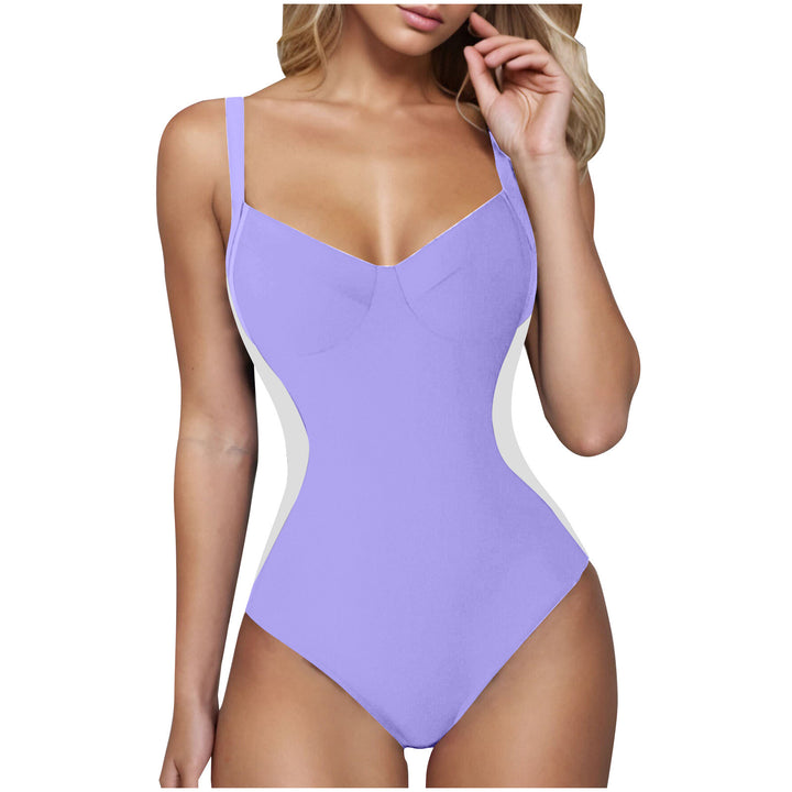 Ladies elegant swimsuit with soothing V-neck Mune Fashion