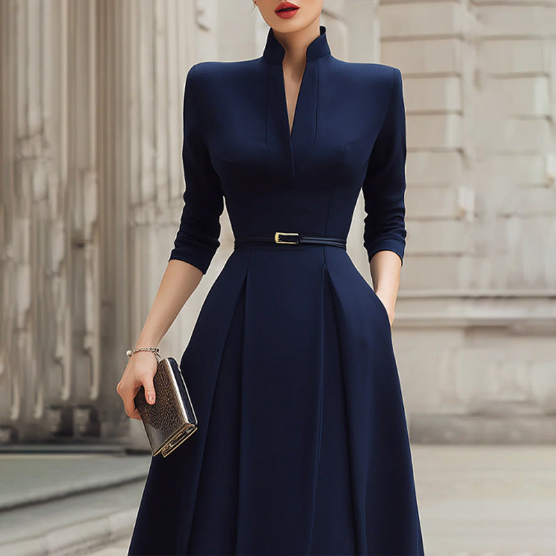 Women's Stylish Maxi Dress with Tailored Cut Mune Fashion