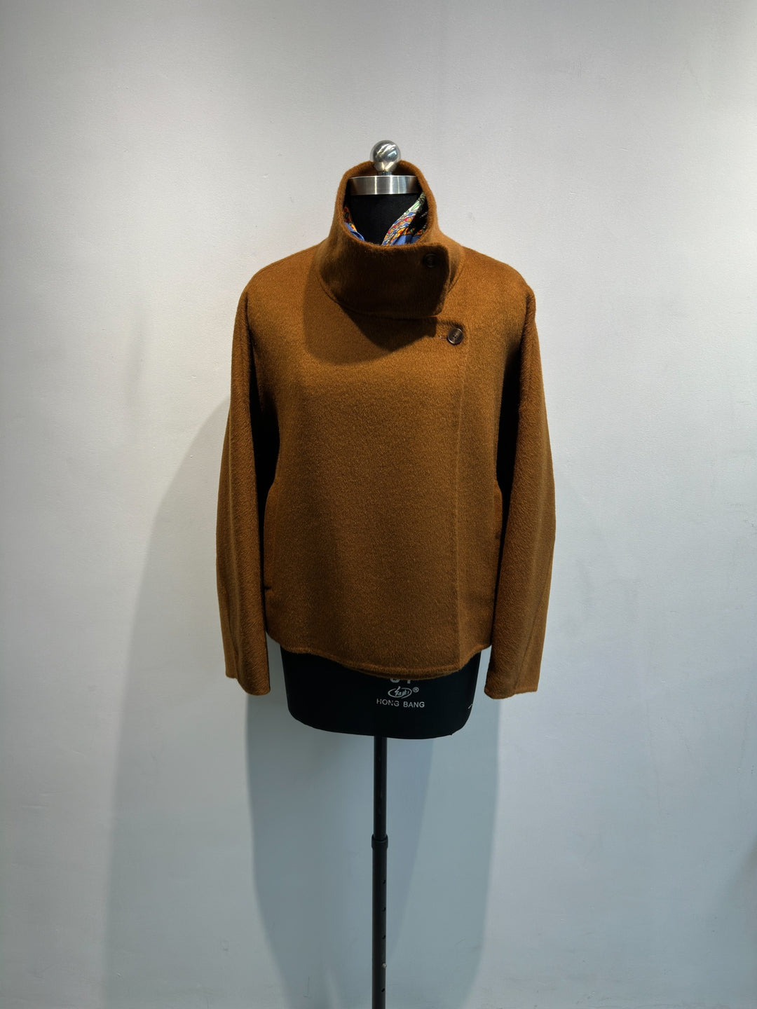 Women's Cozy Oversized Mock Neck Pullover Mune Fashion