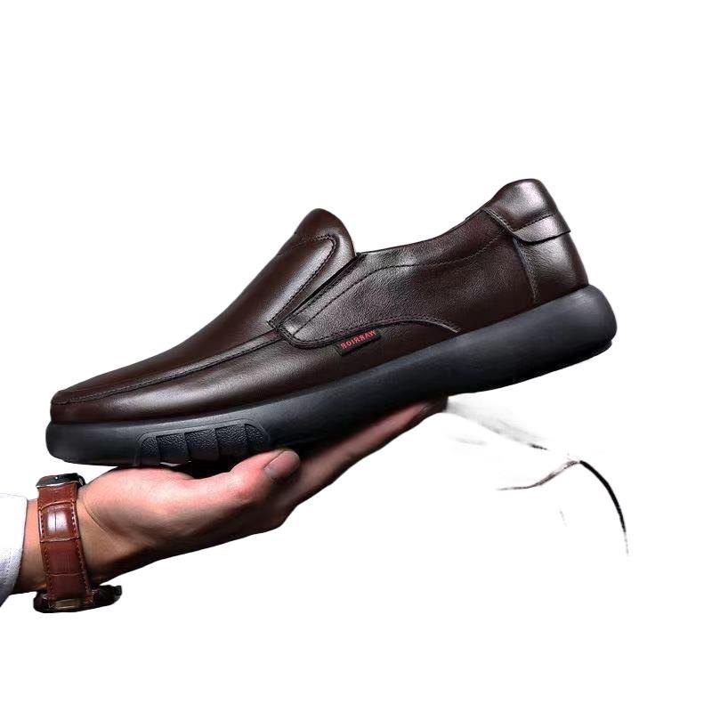 Men's Comfortable and Elegant Slip-On Leather Shoes Mune Fashion