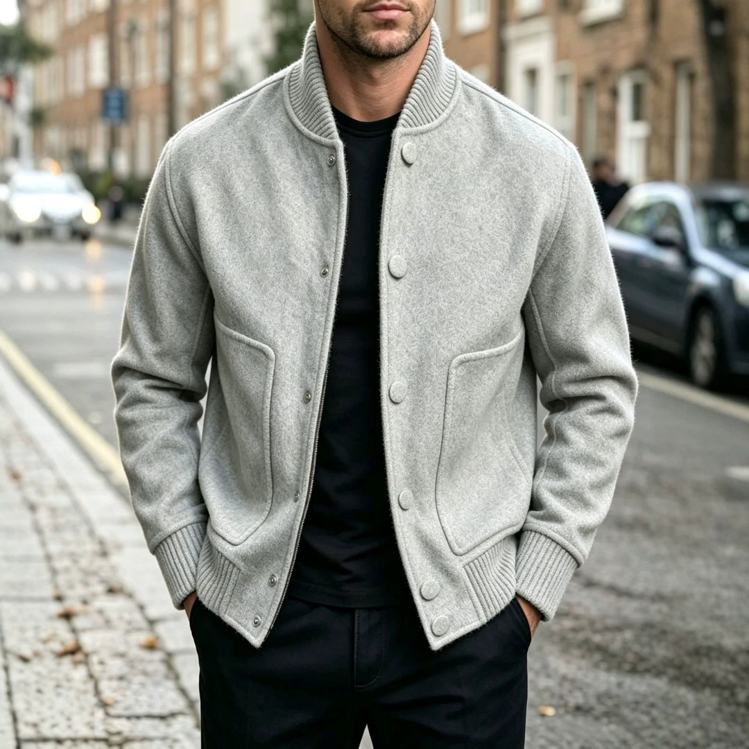Men's Stylish Cardigan with Button Closure