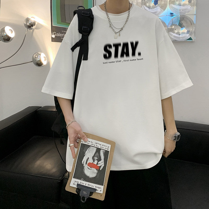 Men's Oversized T-Shirt with Modern Print Mune Fashion