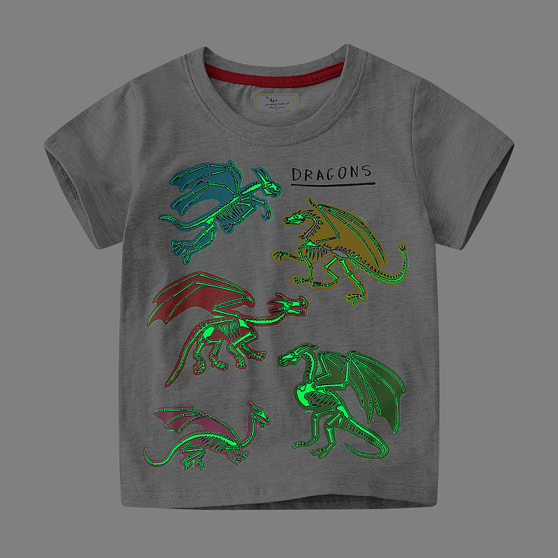 Boys T-shirt with vibrant dragon design Mune Fashion
