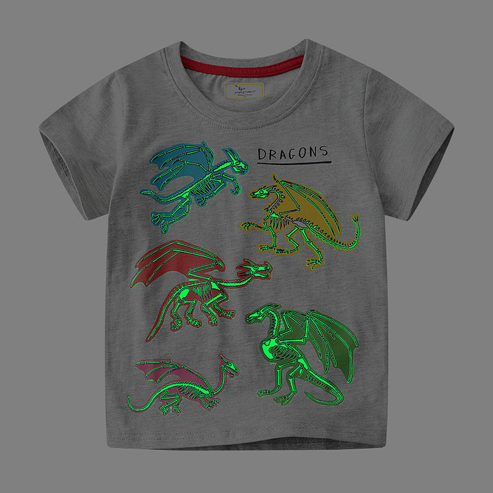 Boys T-shirt with vibrant dragon design Mune Fashion