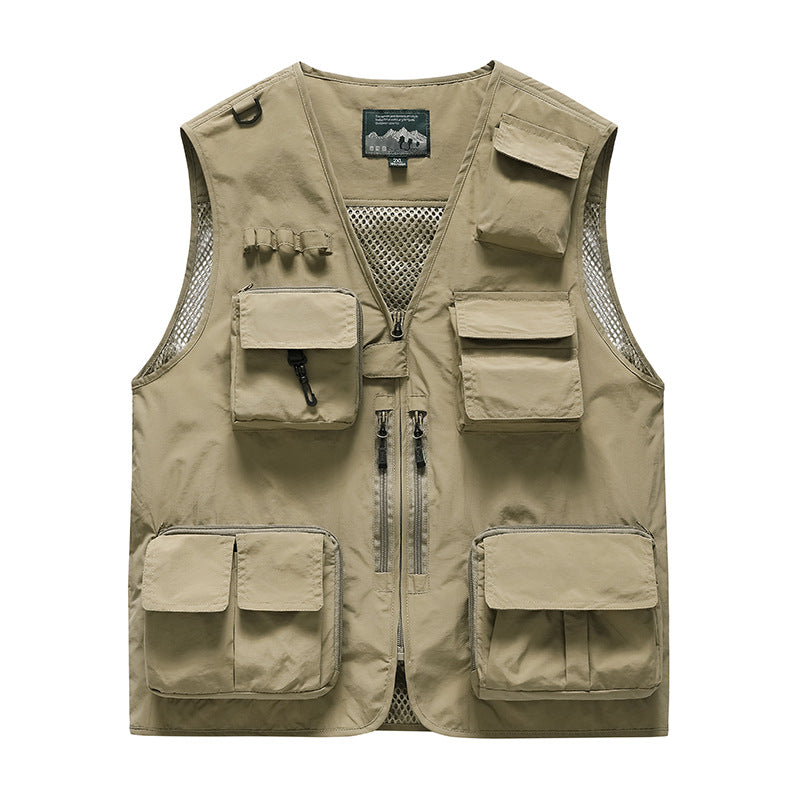 Men's multifunctional fishing vest with pockets Mune Fashion