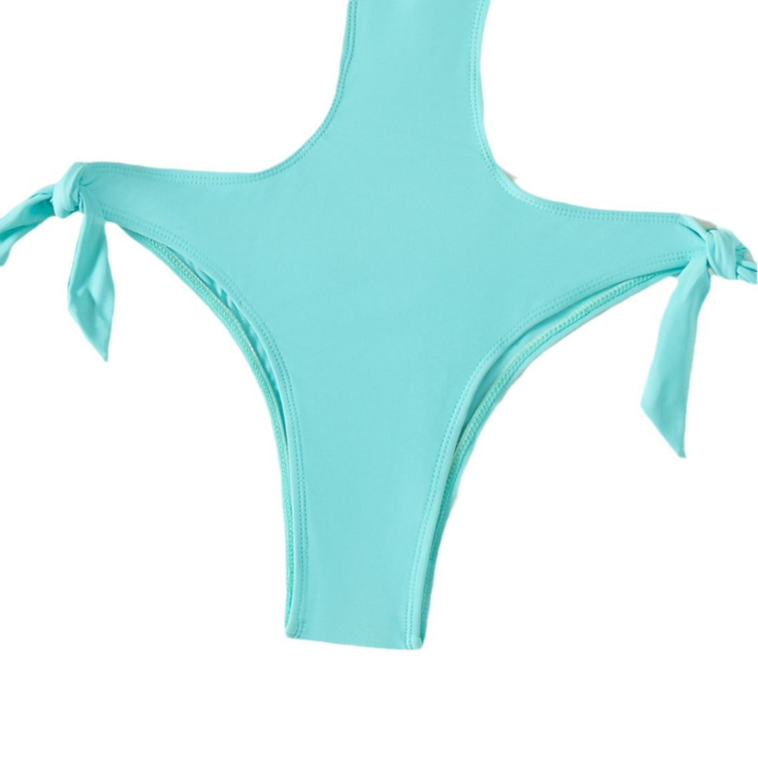 Women's Elegant Cut-Out Swimsuit with Bow Detail Mune Fashion