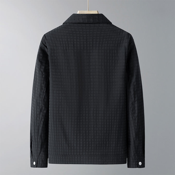 Men's Practical Transition Jacket with Quilted Pattern Mune Fashion