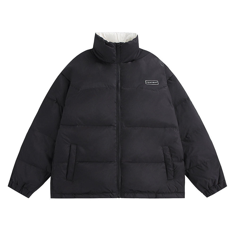 Unisex Boxy quilted oversized puffer jacket with high stand-up collar and minimal branding Mune Fashion