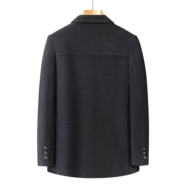 Men's lightweight single-breasted blazer with patch pockets and structured surface Mune Fashion