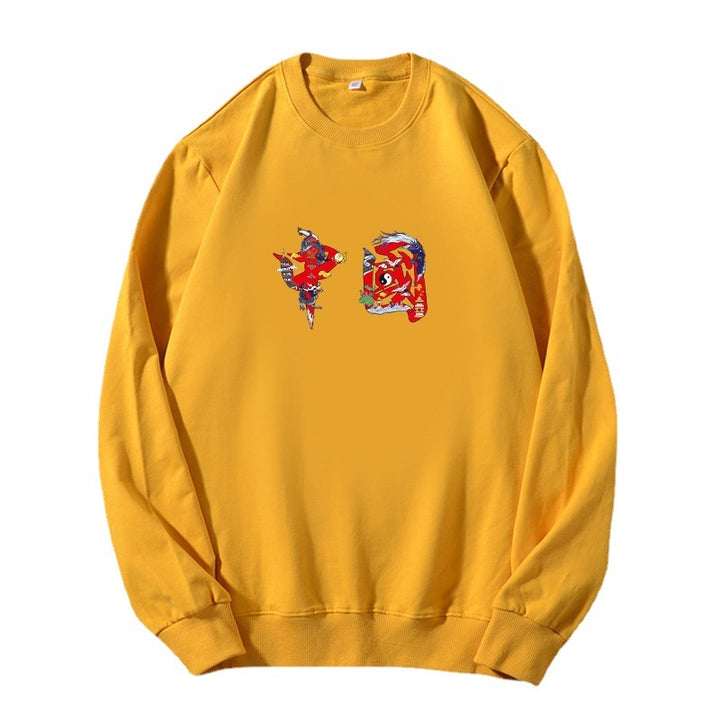 Unisex Oversized Sweatshirt with Round Neck and Subtle Graphic Application Mune Fashion
