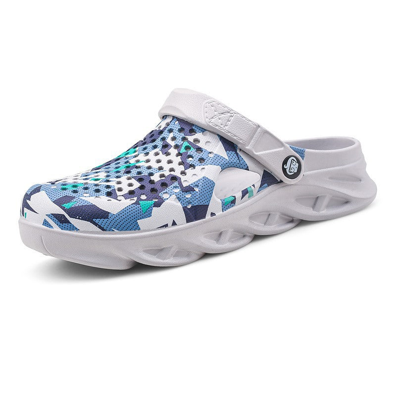 Unisex Padded Clog Sandals with Breathable Perforated Upper and Cushioned Hollow Chamber Sole Mune Fashion