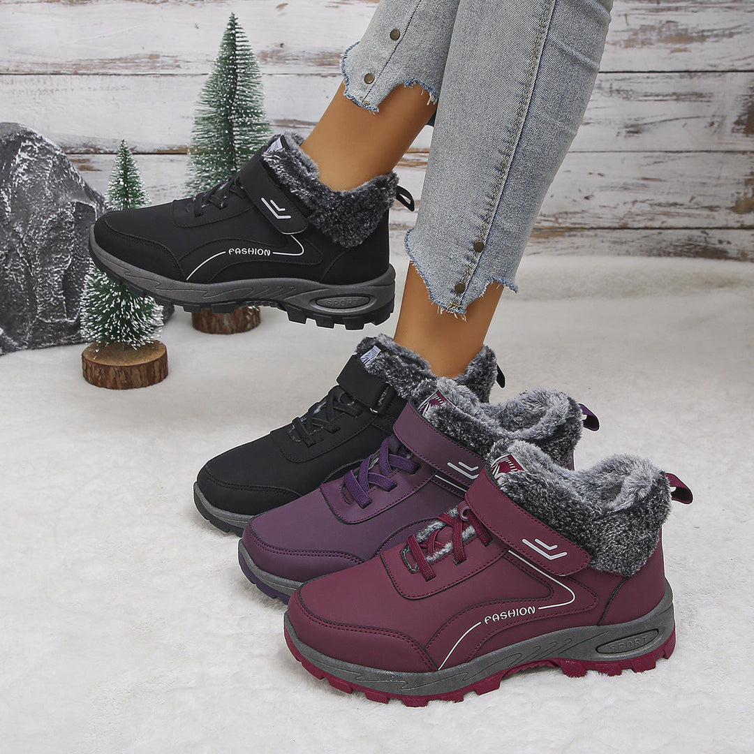 Women's Winter Boots with Warm Lining and Slip-Resistant Sole Mune