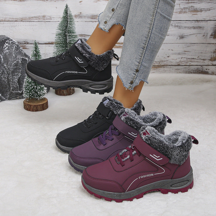 Women's Winter Boots with Warm Lining and Slip-Resistant Sole Mune