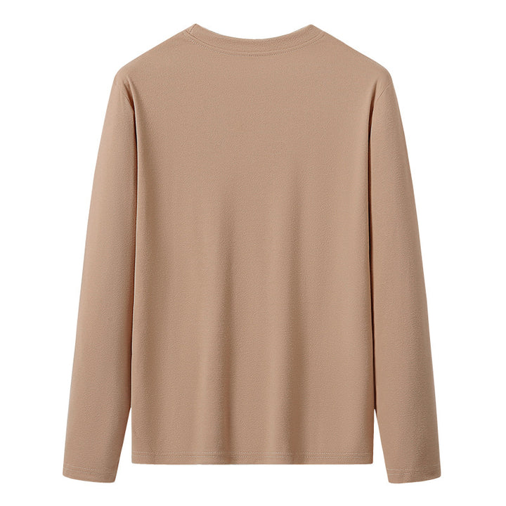 Men's Long-Sleeved Crew Neck Basic Sweatshirt made of Soft Cotton Blend Mune Fashion