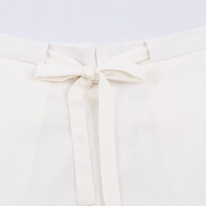 Women's silky flowy pajama set with shirt collar and elastic ankle cuffs Mune Fashion