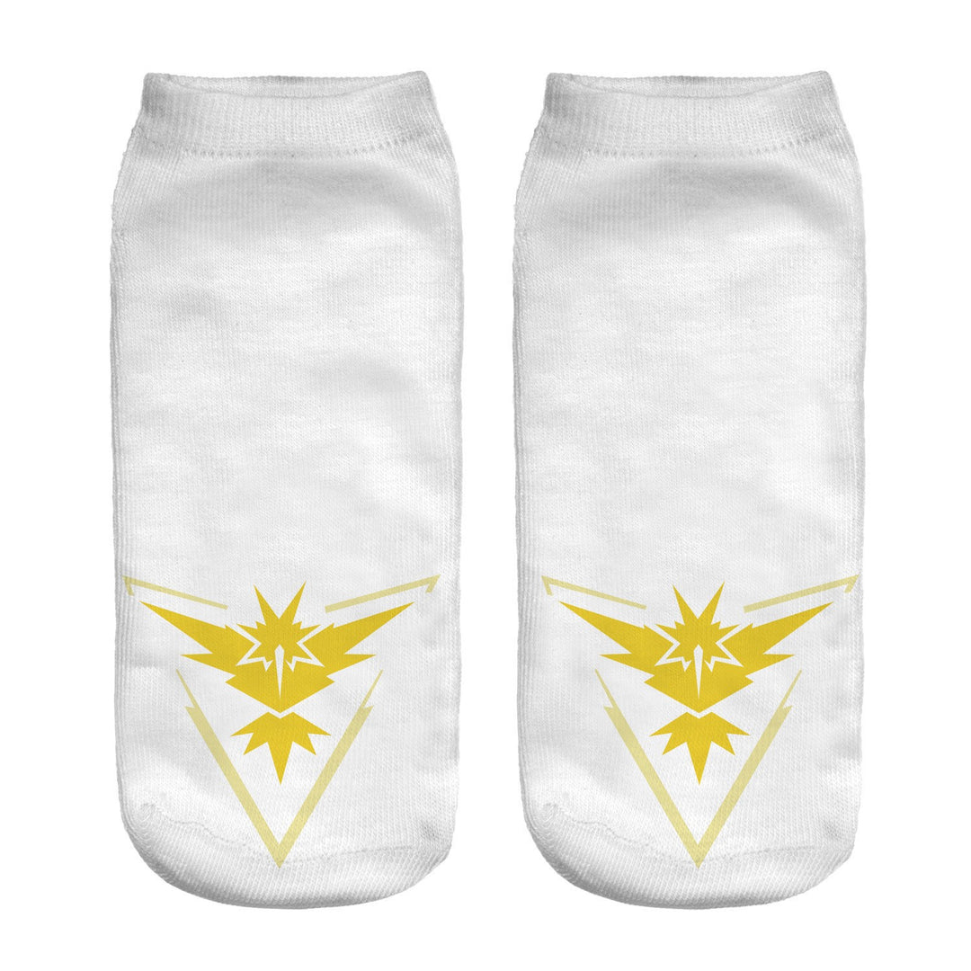 Unisex Low Ankle Socks with Cartoon Monster Face and Soft Cotton Blend Mune Fashion