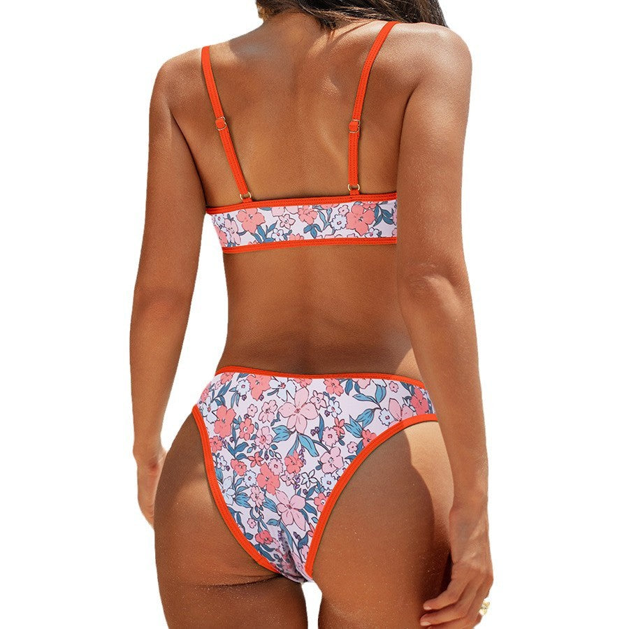 Women’s sporty bikini with modern leopard print details Mune Fashion