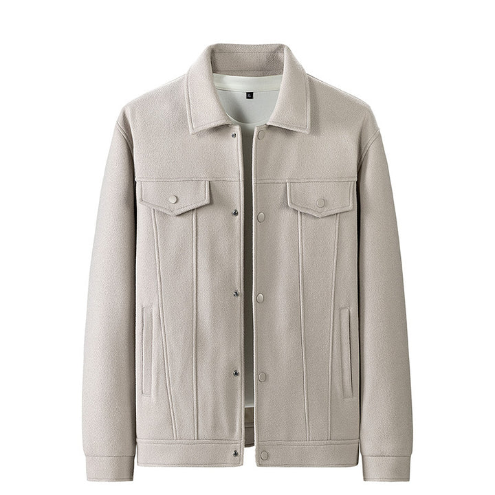 Men's fleece jacket with modern accents Mune Fashion
