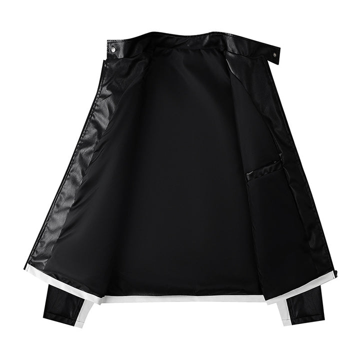 Men's Leather Jacket Mune Fashion