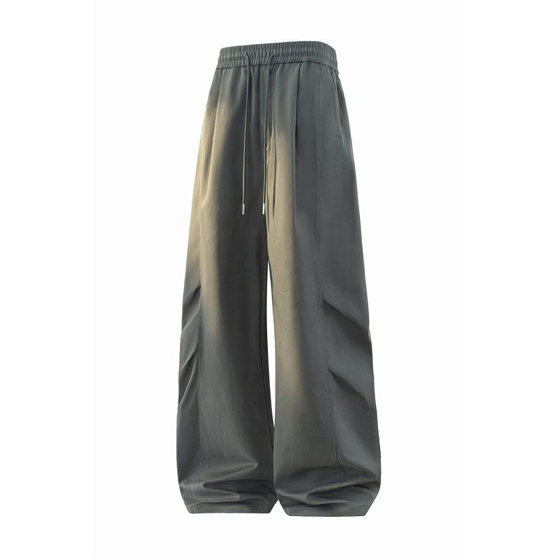 Women's Loose Cargo Leisure Pants with Elastic Waistband, Drawstring & Utility Side Pocket Mune Fashion