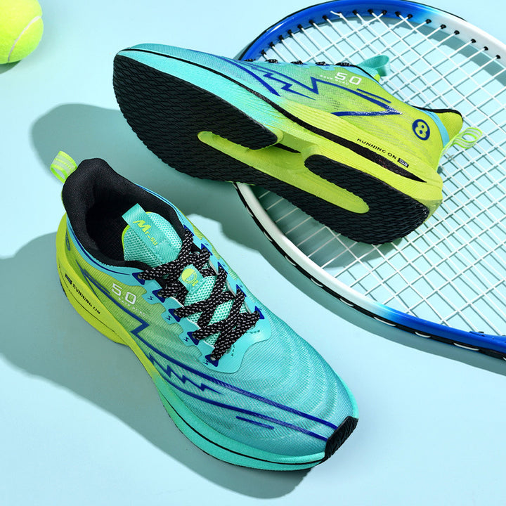 Unisex Performance running shoes with gradient mesh upper and reactive foam midsole Mune Fashion