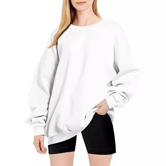 Women's oversized sweater with deep shoulder drop and ribbed cuffs Mune Fashion
