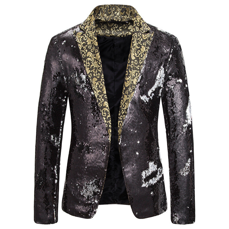 Men's Extravagant Sequin Blazer Jacket Mune