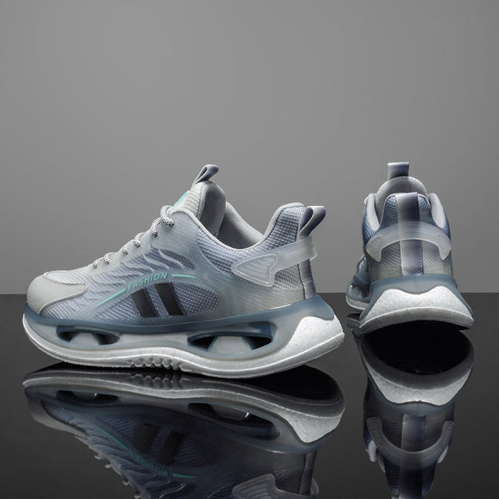 Women's sporty everyday sneakers with breathable inserts and innovative cushioning system Mune Fashion