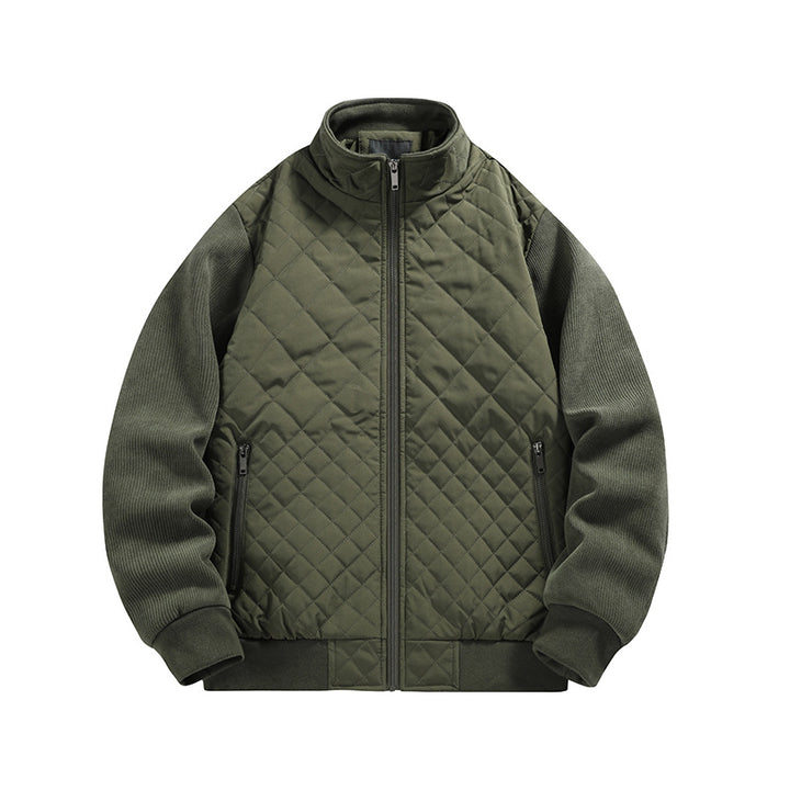 Men's lightweight quilted jacket with stand-up collar Mune Fashion