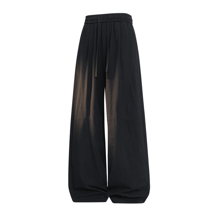 Women's Extra Wide Palazzo Pants with Elastic Waistband, Drawstring & Balloon Shaped Width Mune Fashion