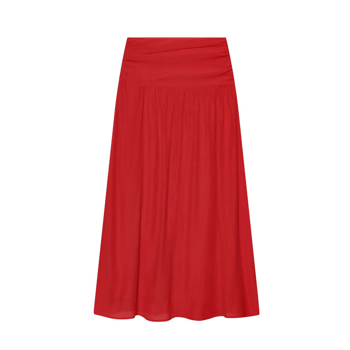 Women's Lightweight Pleated Crop Top with Ruffled Collar and Drawstring Mune Fashion