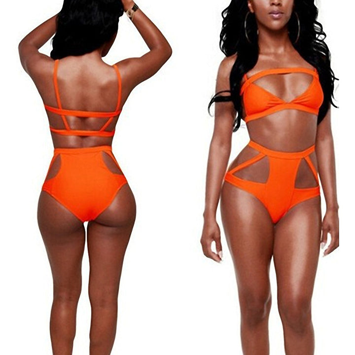 Women High-Cut Bikini with Cut-Outs Mune Fashion