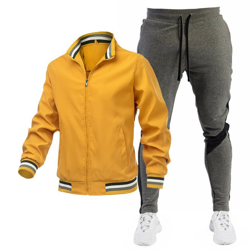 Men's Sporty Track Jacket and Jogging Pants Set Mune Fashion