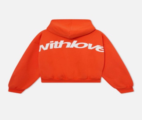 Unisex oversized hoodie with large back print, kangaroo pocket and ribbed cuffs Mune Fashion