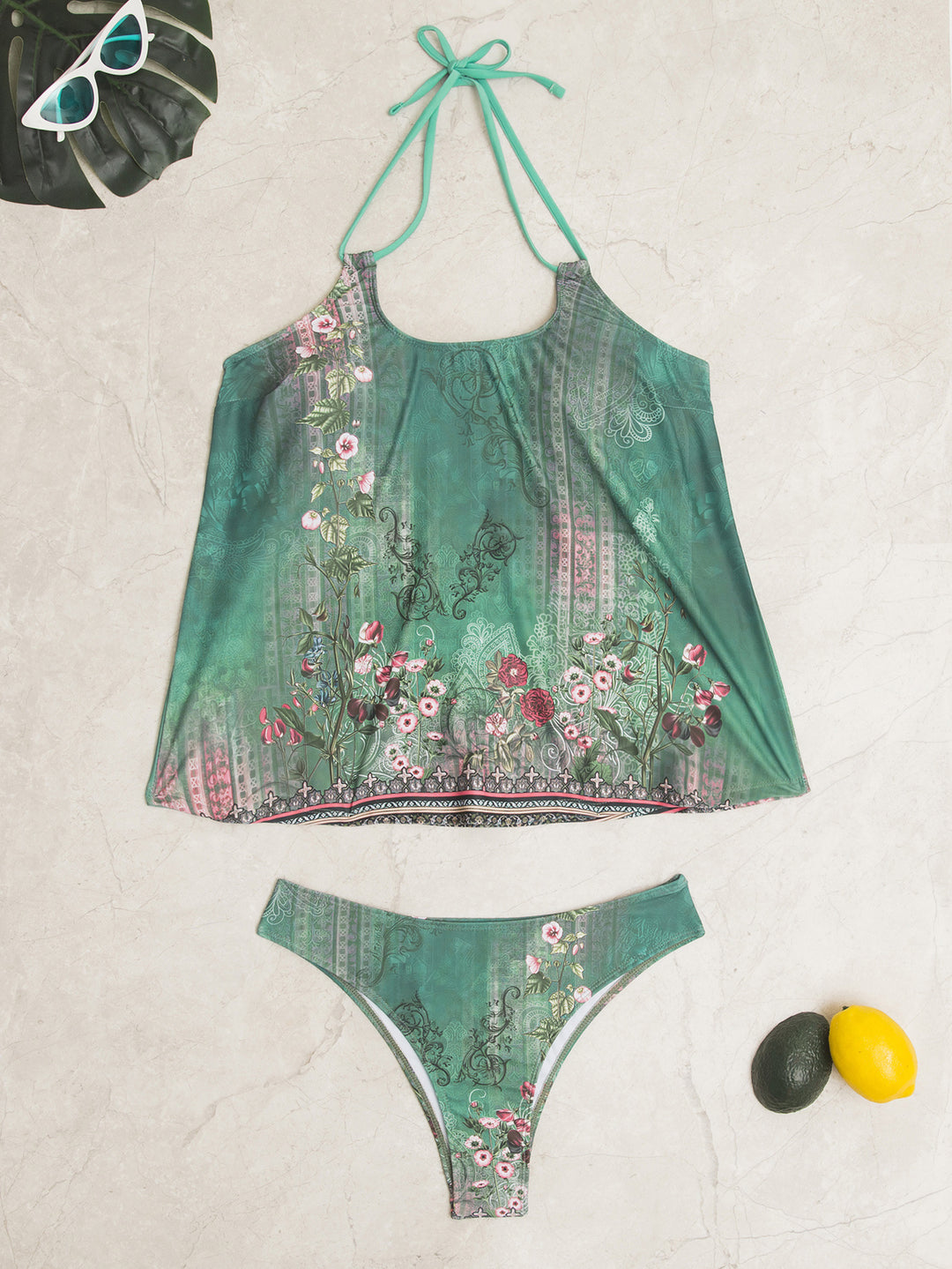 Women's tankini set with stylish pattern and casual cut Mune Fashion