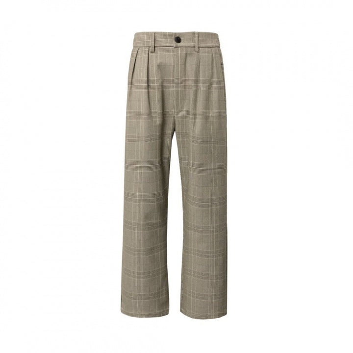 Men's Elegant and Casual Checkered Pants Mune Fashion