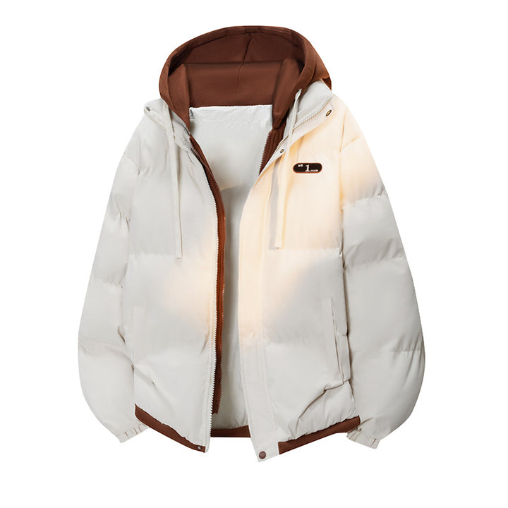 Women's Short Quilted Hooded Jacket with Light Thermal Insulation, Water-Repellent Shell & Elastic Hem Mune Fashion