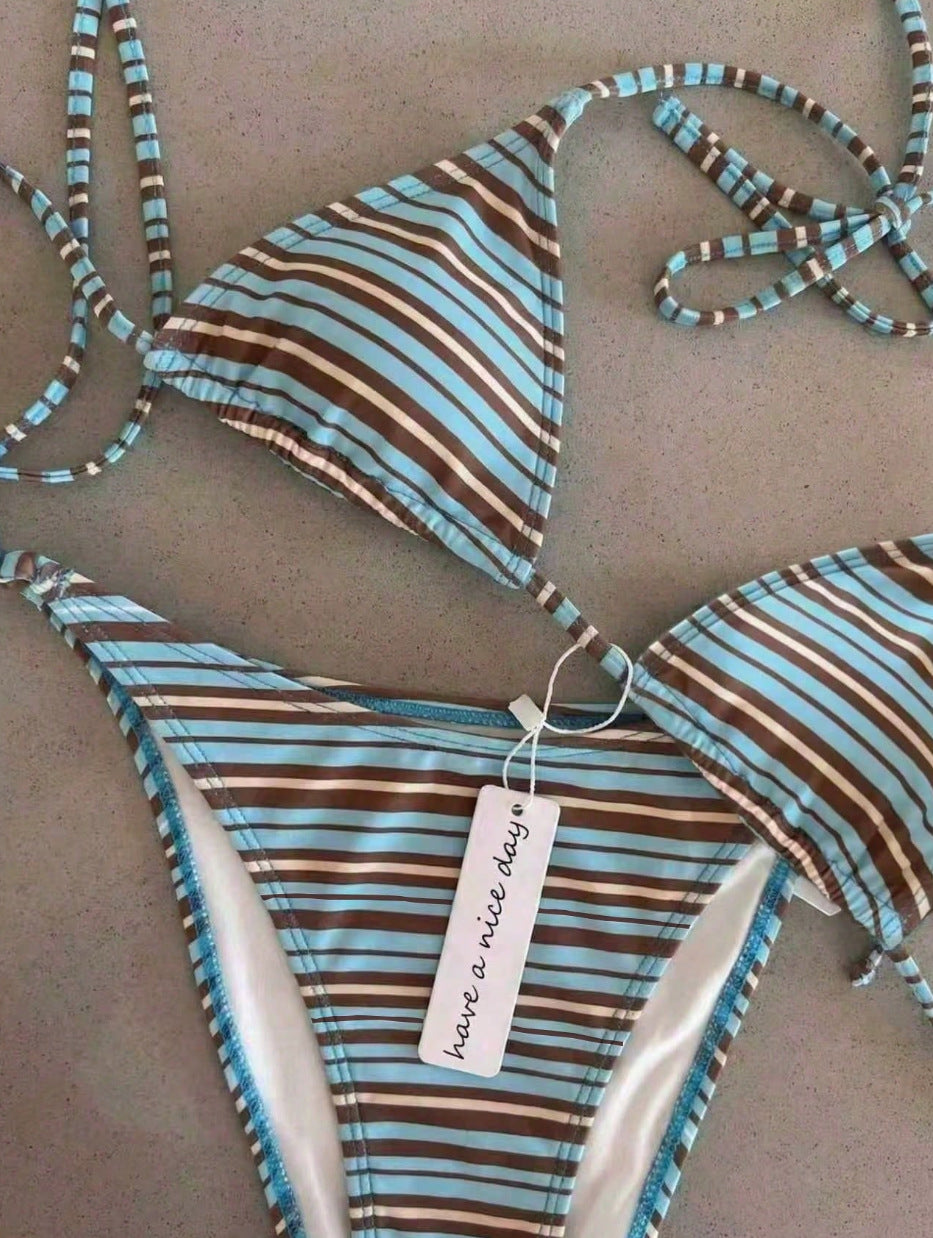 Women's triangle bikini with classic polka dot pattern Mune Fashion