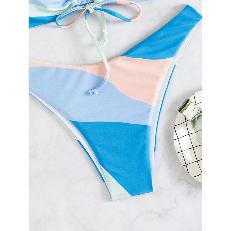 Women's bandeau bikini with playful cut Mune Fashion