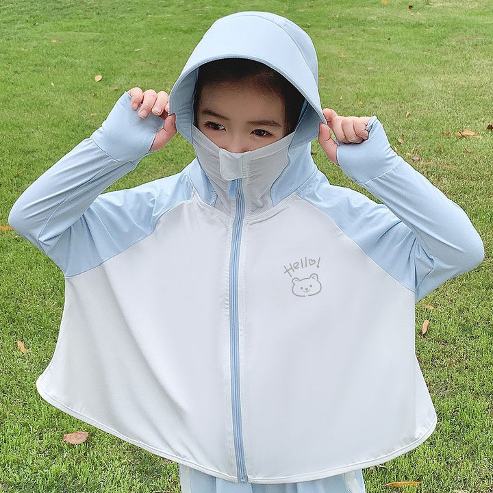 Girls functional UV protection jacket with hood Mune Fashion