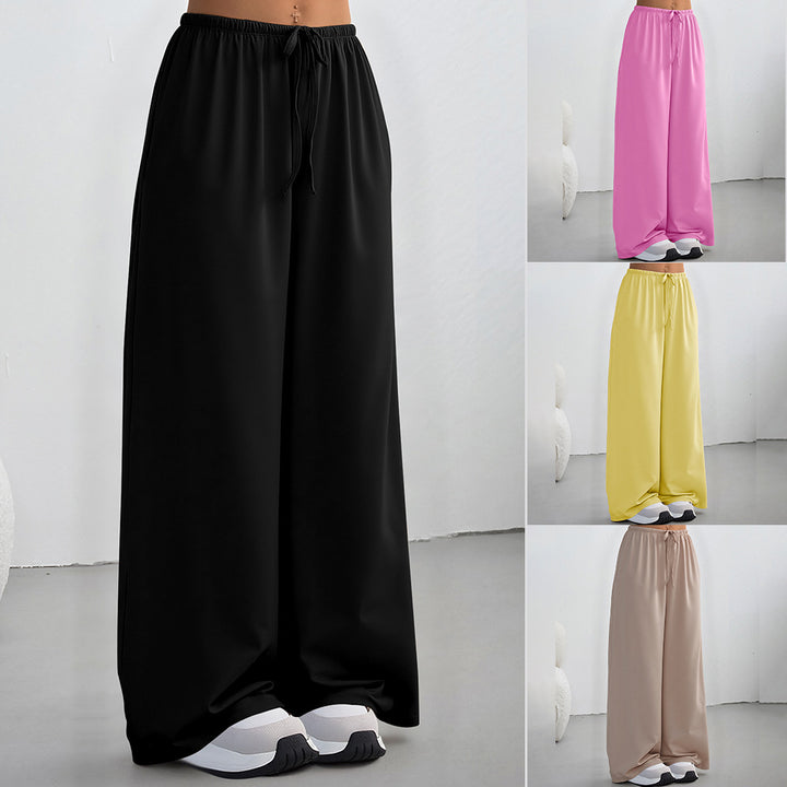 Women Soft Hoodie Pants with Elastic Mune Fashion