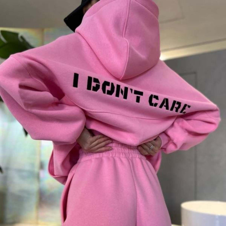 Unisex nan oversized hoodie and high-waisted jogger set Mune Fashion