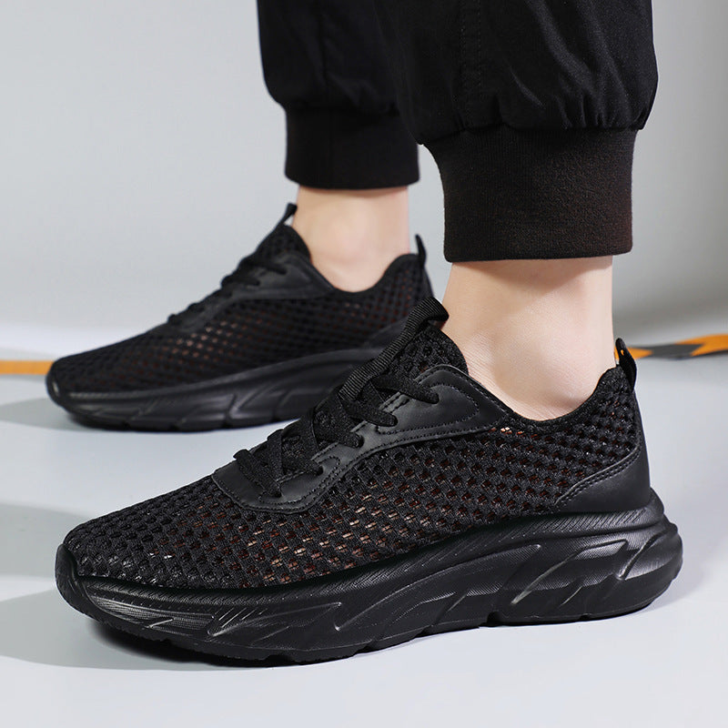 Unisex nan breathable sports shoe with airy mesh fabric and shock-absorbing sole Mune Fashion