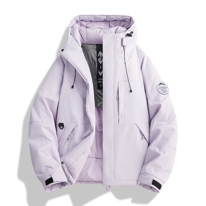 Women's Padded Winter Jacket with Hood, Water Repellent and Windproof Mune Fashion
