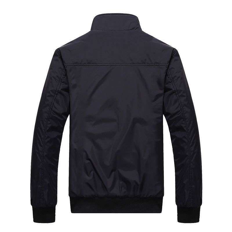 Men's transitional jacket with high collar and comfortable pockets Mune Fashion