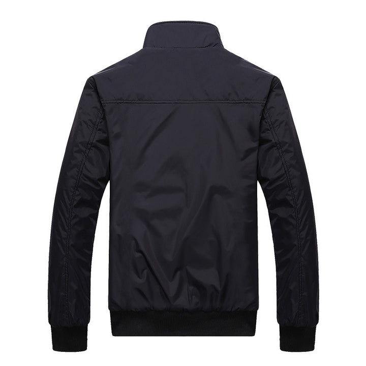 Men's transitional jacket with high collar and comfortable pockets Mune Fashion